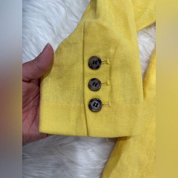 C Est. 1946 Yellow Women's Blazer Size S - Picture 8 of 8